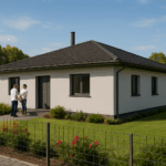 Bungalow 130 B Einfahrt