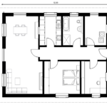 Bungalow 100 E Grundriss EG 101 qm