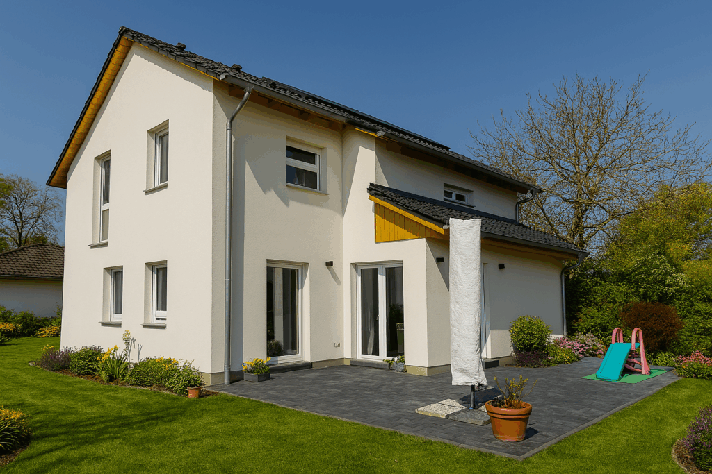 Eineinhalbgeschosser 130 A Garten