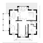 Stadtvilla 150 A Grundriss EG 150qm