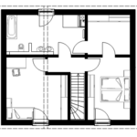 Eineinhalbgeschosser 120 B Grundriss OG 120qm