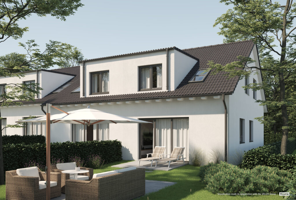 Kapitalanlage Immobilien: Referenzen 4 Ever Energy Home Referenz Marquardt Grundriss Außenansicht Terrasse