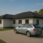 Bungalow 100 A Einfahrt
