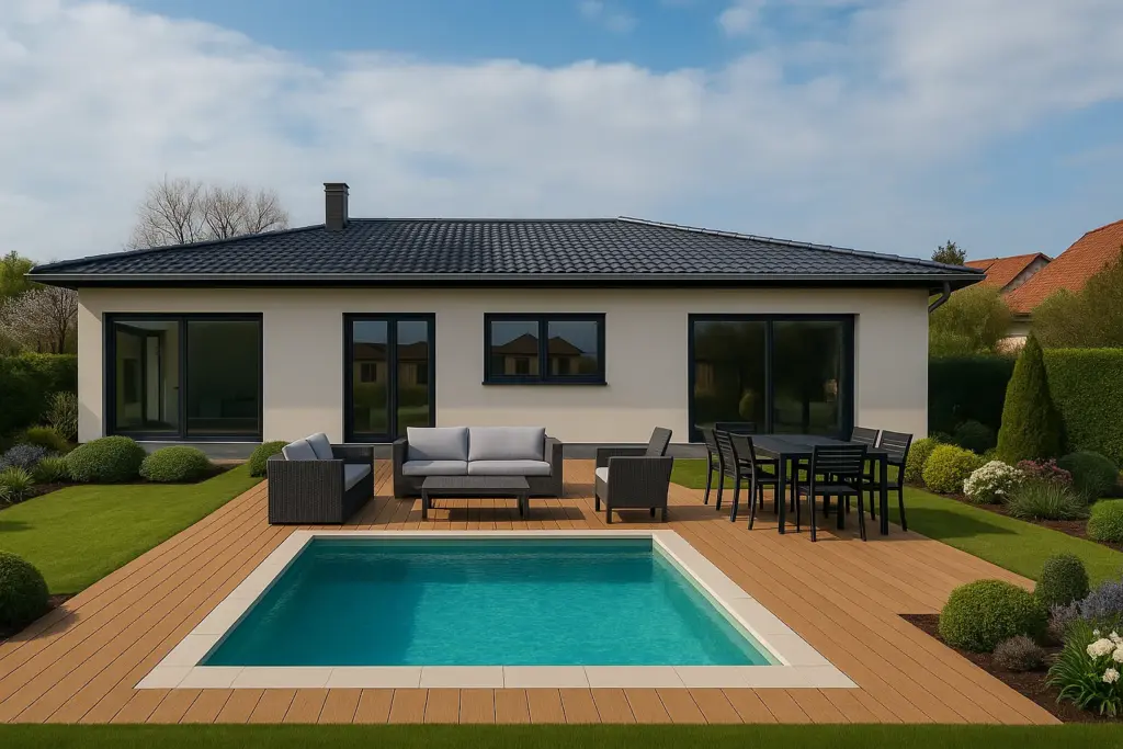 Bungalow 100 C Garten