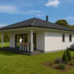 Bungalow 130 B Garten